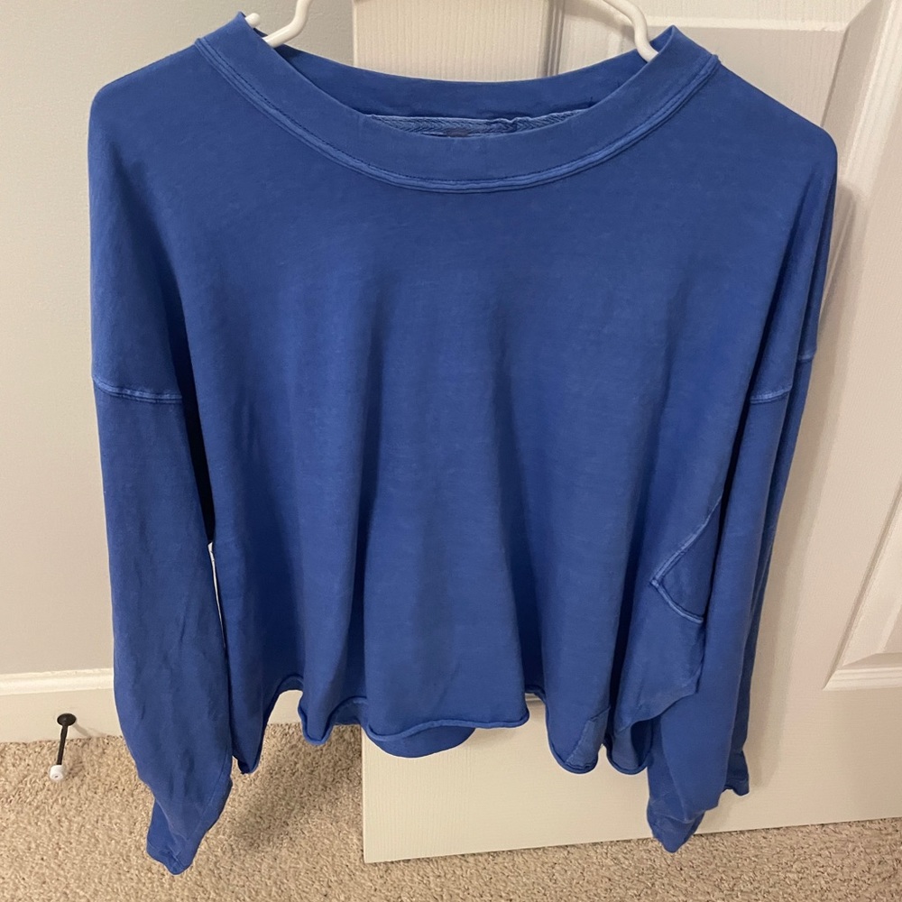 Free People Inspire Tee in blue